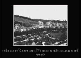 Wiesbaden-Wand-Kalender 2024 mit historischen s/w-Fotografien I Mein Lieblingskalender