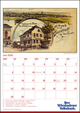 Bierstadt-Kalender 2020 I Mein Lieblingskalender