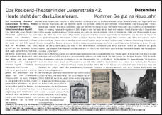 Wiesbaden-Wand-Kalender 2022 mit historischen s/w-Fotografien-Residenztheater-Mein Lieblingskalender