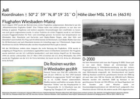 Wiesbaden-Wand-Kalender 2023 mit historischen s/w-Fotografien I Flugplatz Erbenheim I Mein Lieblingskalender